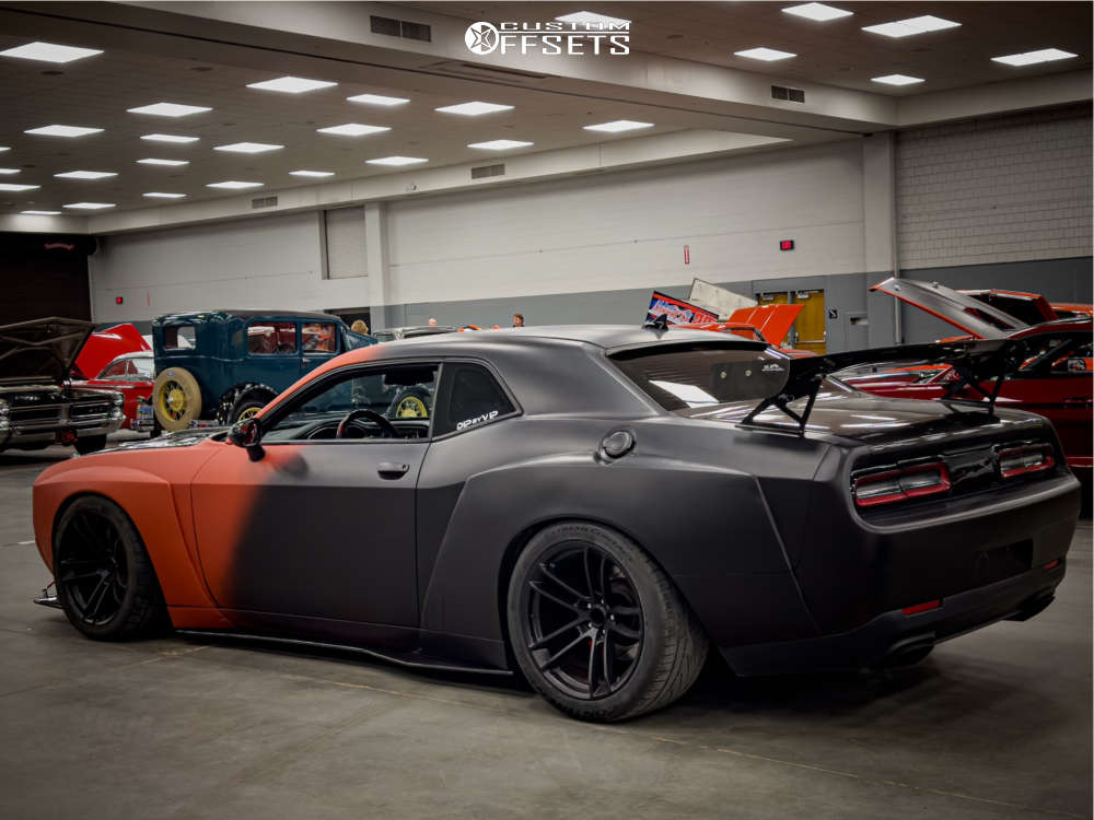 2015 Dodge Challenger with 20x11 -3 Voxx Replicas Hellcat Widebody 2 ...