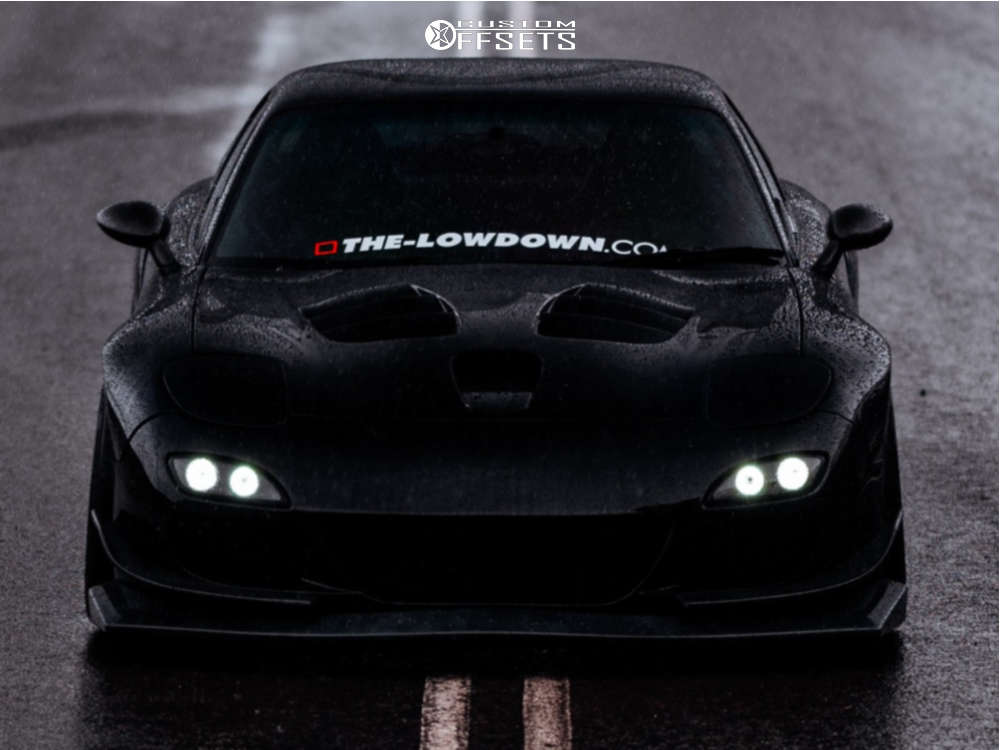 1993 Mazda RX-7 with 19x10.5 18 SSR CV01 and 265/30R19 Michelin Pilot ...