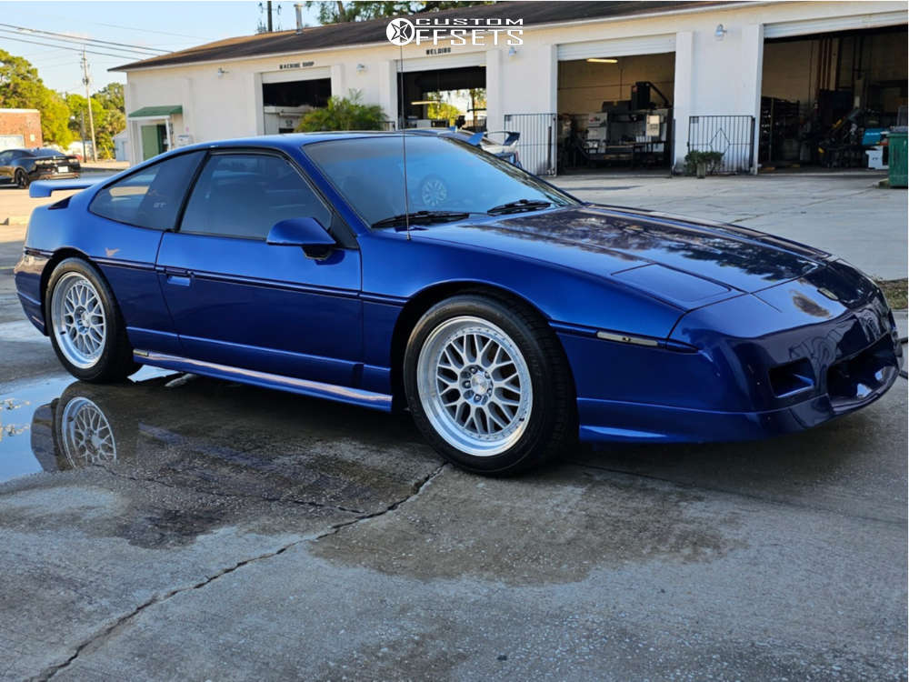 1987 Pontiac Fiero with 17x8 35 Aodhan Ah02 and 235/45R17 Michelin ...