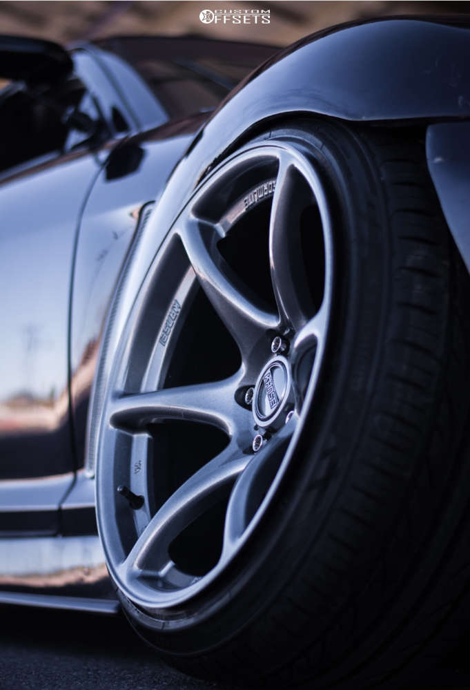 2004 Mazda RX-8 with 18x10.5 12 Kansei Tandem and 215/40R18