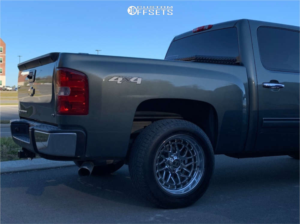 2011 Chevrolet Silverado 1500 with 20x10 -19 Hostile Reaper and 275 ...