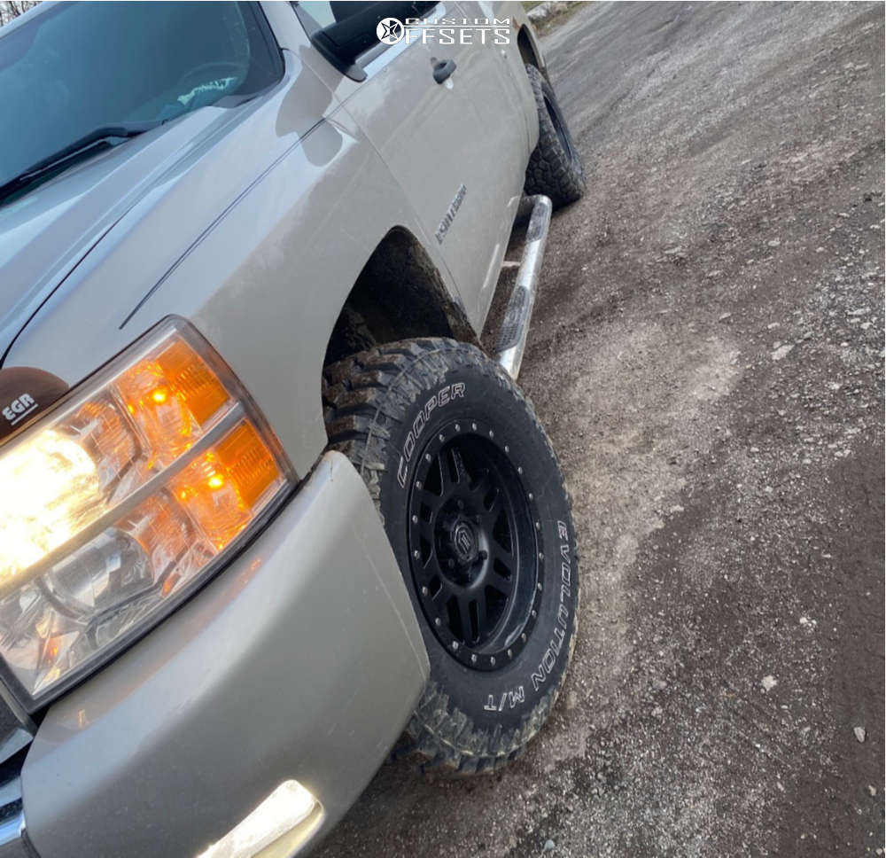 2007 Chevrolet Silverado 1500 with 17x8.5 25 Icon Alloys Six Speed and ...