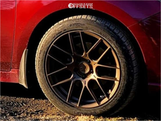 2018 Subaru Legacy with 18x8.5 35 Aodhan Ah-x and 245/45R18 Continental ...