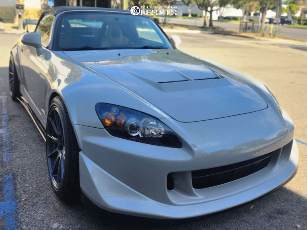 2003 Honda S2000 with 18x9.5 40 Titan7 Tr-10 and 265/35R18 Falken