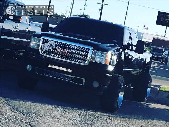 2011 GMC Sierra 2500 HD with 22x14 -76 Hostile Alpha and 305/45R22 ...