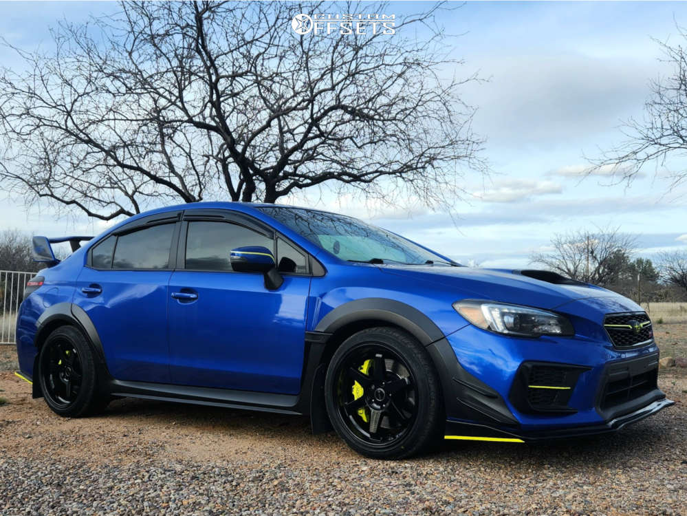 2020 Subaru WRX STI with 18x9.5 35 Vors Tr37 and 245/40R18  