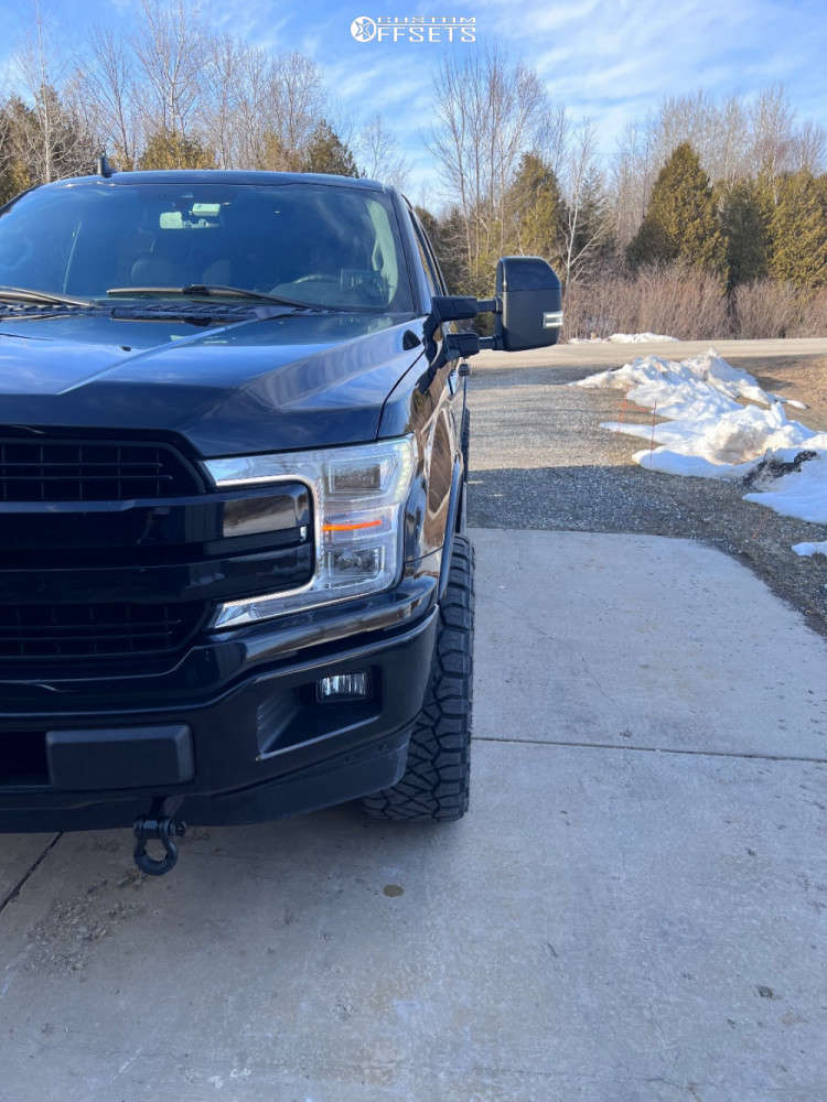 2019 Ford F150 with 22x10 13 Fuel Rebel 6 and 285/50R22 Nitto Ridge