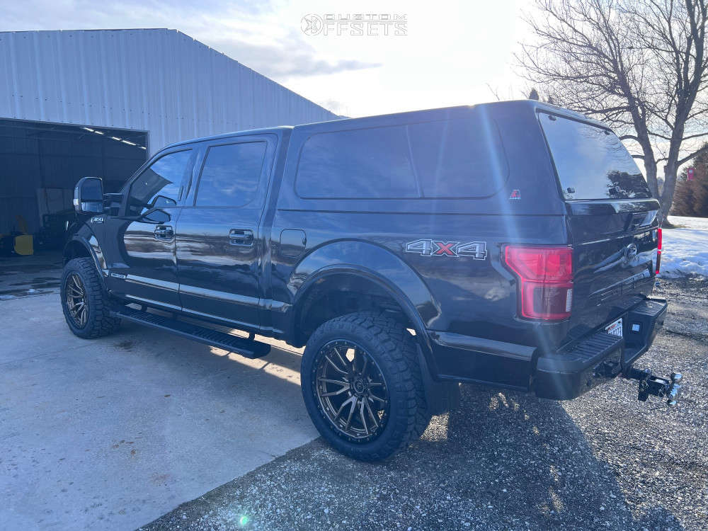 2019 Ford F150 with 22x10 13 Fuel Rebel 6 and 285/50R22 Nitto Ridge