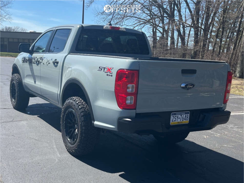 2022 Ford Ranger with 18x9 1 Fuel Rebel 6 and 285/65R18 BFGoodrich All ...