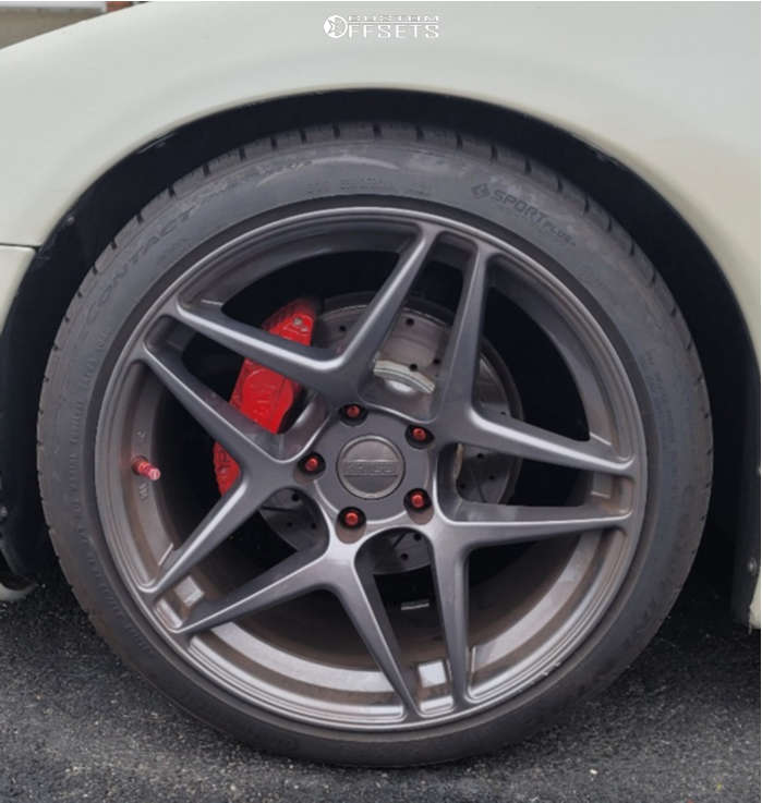 1993 Nissan 300ZX with 18x9 22 Kansei Astro and 245/35R18