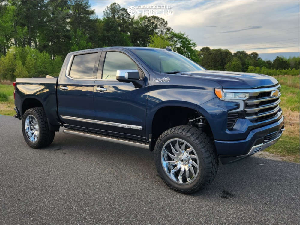 Fuel Saber 22x12 44 Chrome D74322208447 Custom Offsets