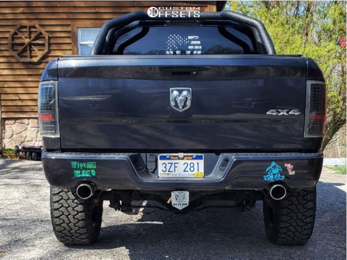 2017 Ram 1500 with 20x10 -24 Ballistic Spartan and 35/12.5R20 ...