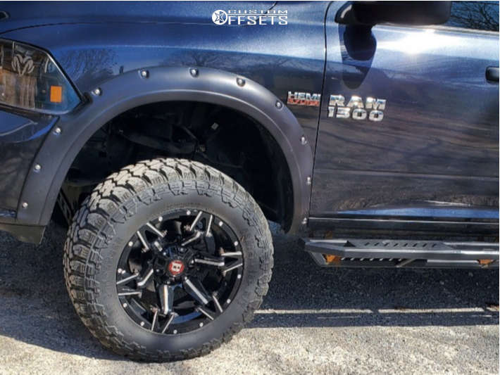 2017 Ram 1500 with 20x10 -24 Ballistic Spartan and 35/12.5R20 ...