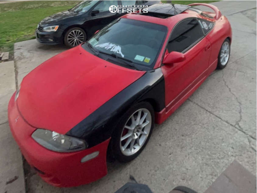 1998 Mitsubishi Eclipse with 17x7 38 Primax 618 and 225/45R17