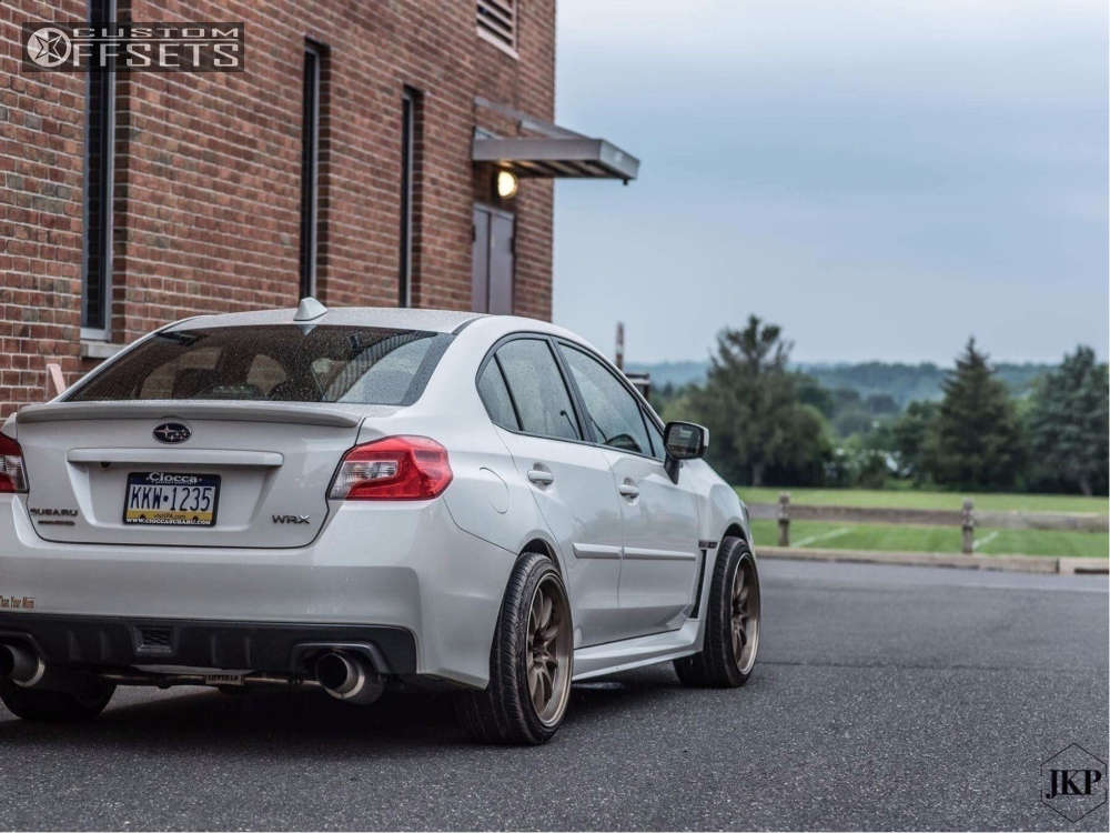 2017 Subaru WRX with 18x9.5 25 Volk CE28N and 225/40R18