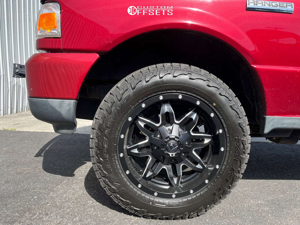 RANGER-T(TABLE)旧バージョン 2010 Ford Ranger with 18x9 1 Fuel Lethal and 265/60R18 Falken