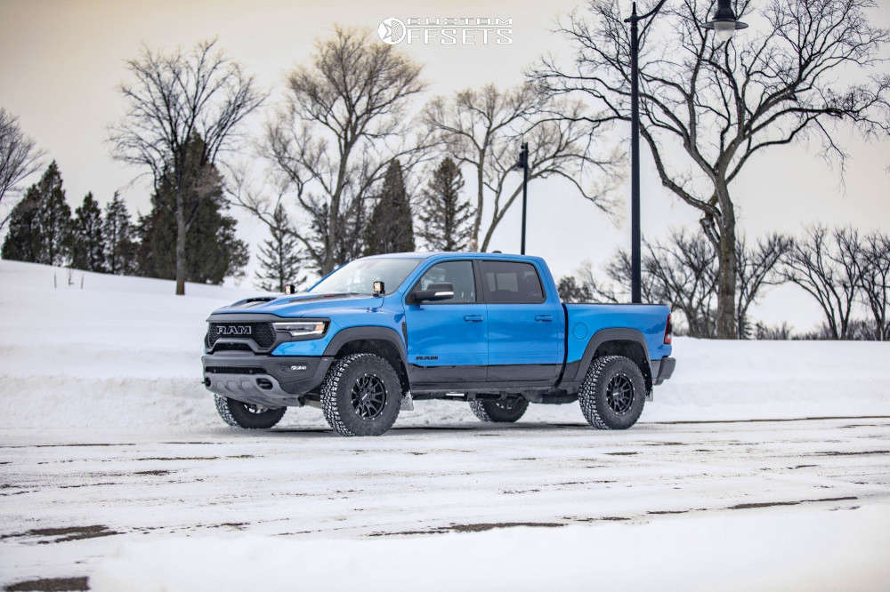 2022 Ram 1500 with 18x9 -12 Anthem Off-Road Talon and 325/65R18 ...