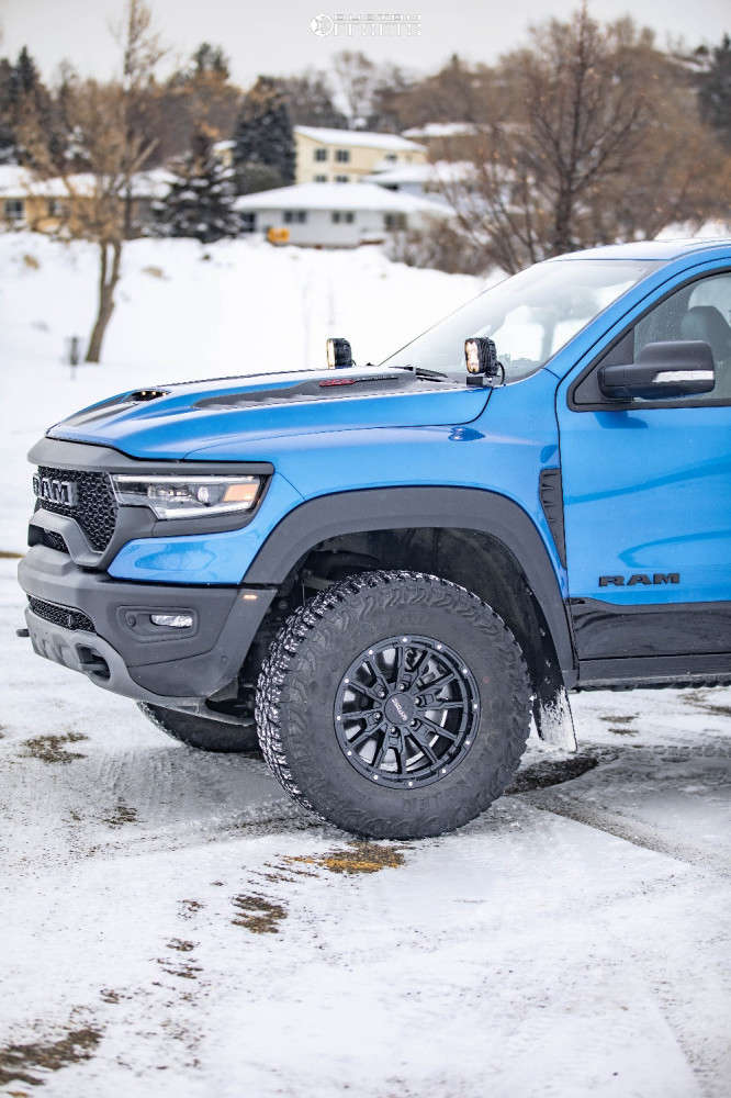2022 Ram 1500 with 18x9 -12 Anthem Off-Road Talon and 325/65R18 ...