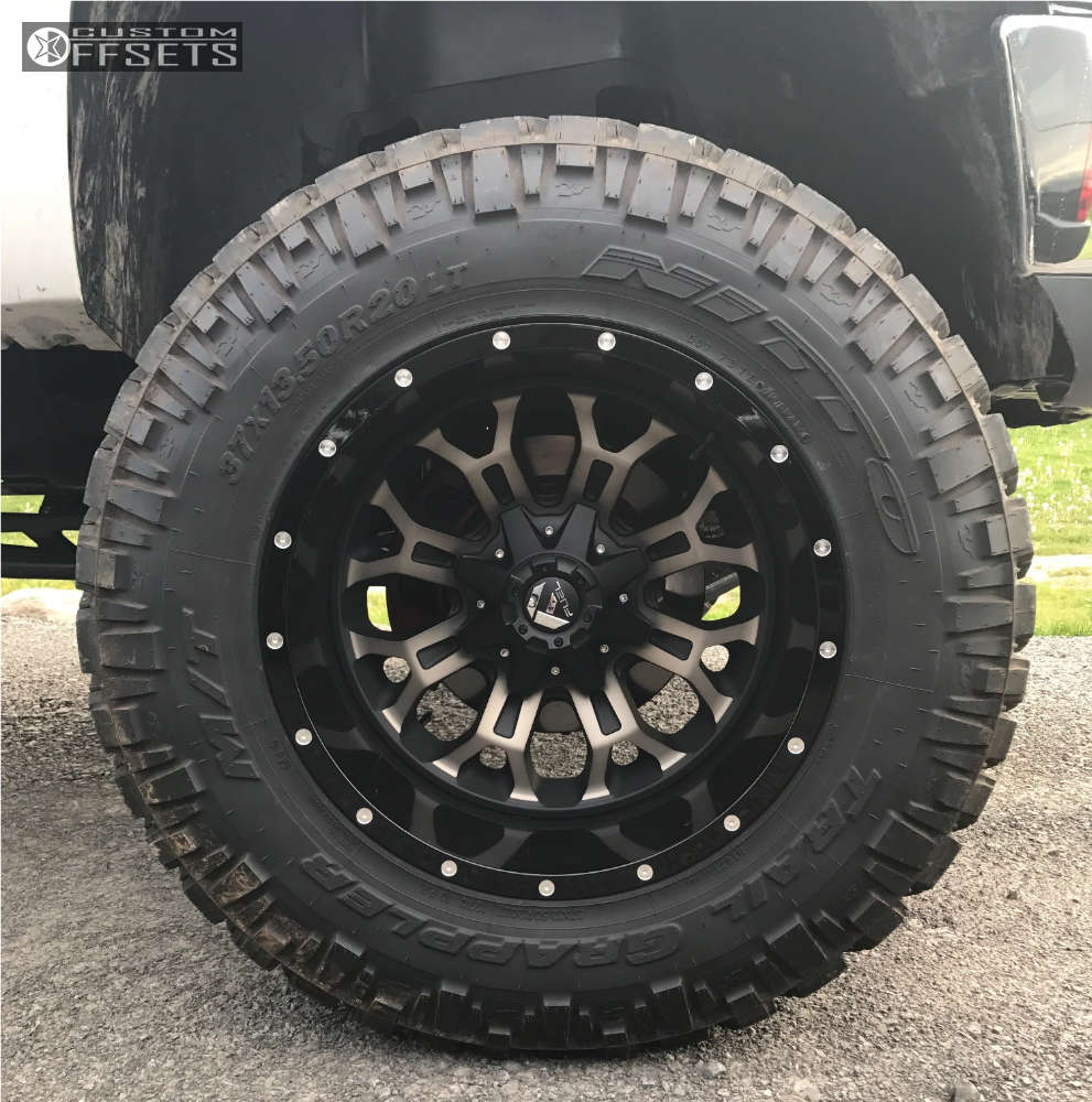 2013 GMC Sierra 2500 HD with 20x12 -44 Fuel Crush and 37/13.5R20 Nitto ...