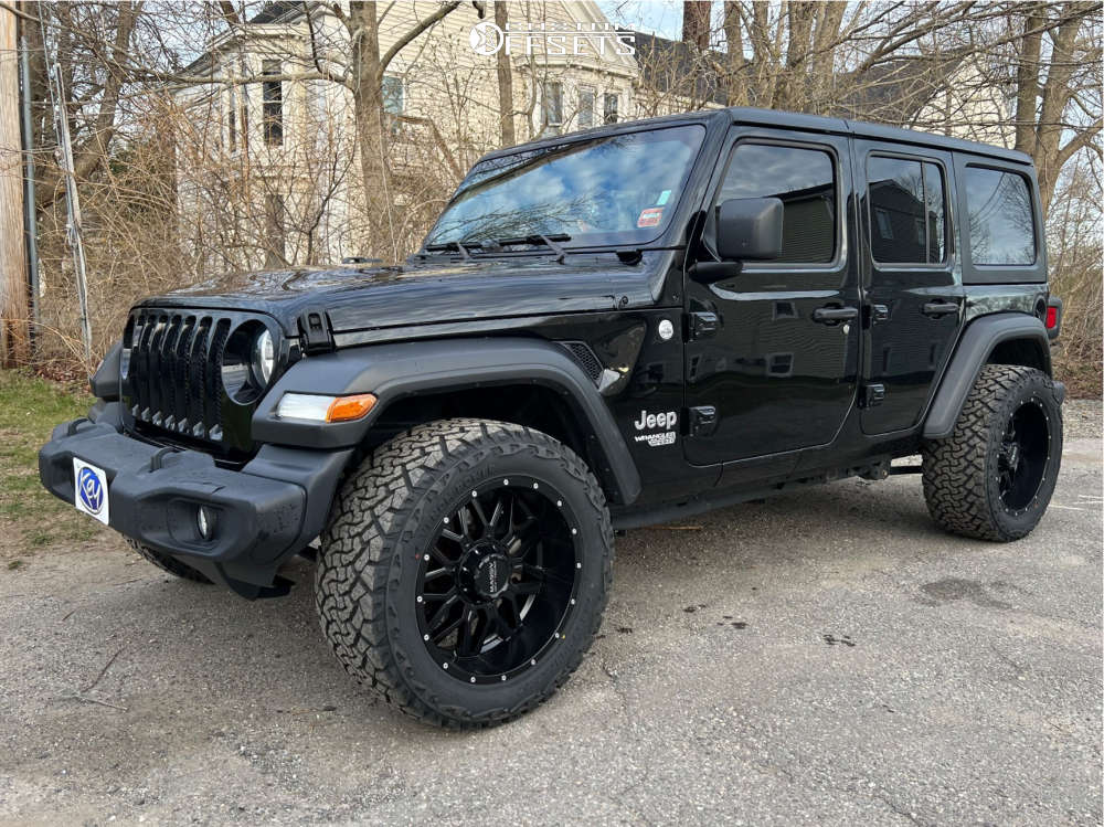 2019 Jeep Wrangler with 20x10 -18 Massiv Offroad Or1 and 33/12.5