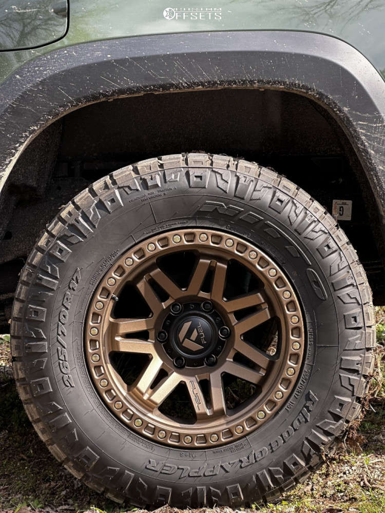 2022 Toyota Tacoma with 17x9 -12 Fuel Syndicate and 265/70R17 Nitto ...