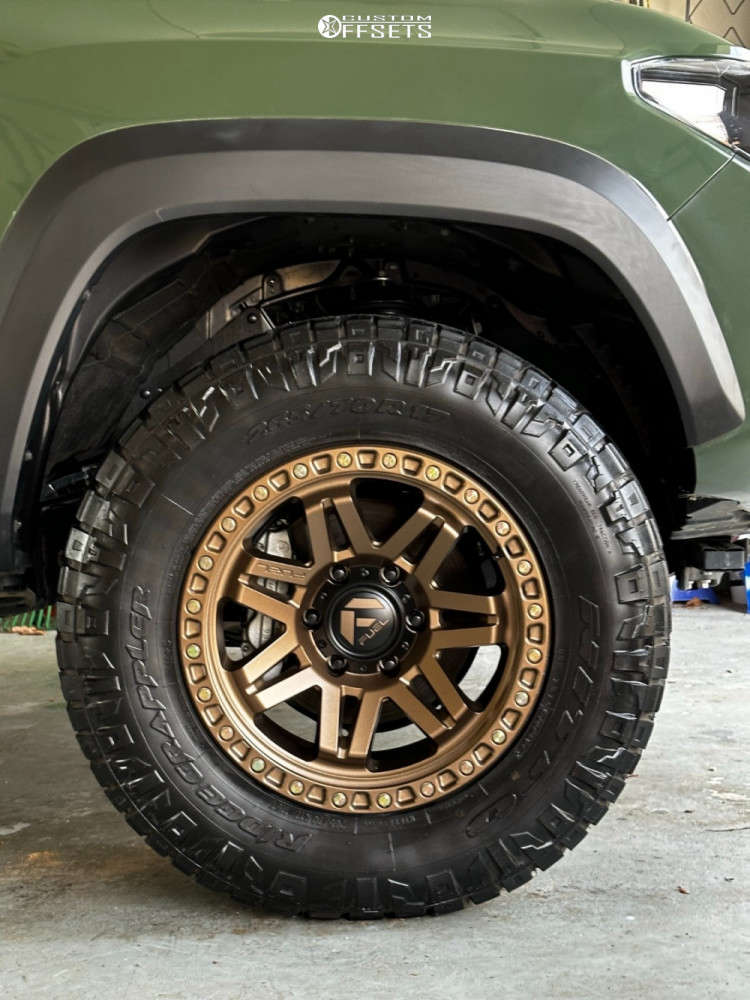 2022 Toyota Tacoma with 17x9 -12 Fuel Syndicate and 265/70R17 Nitto ...