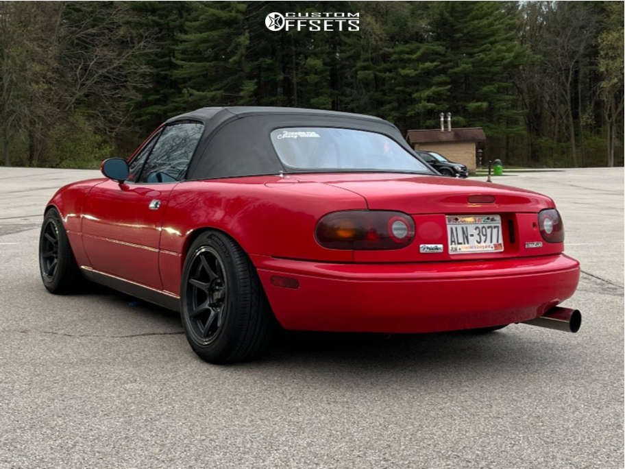 1990 Mazda Miata with 15x8 25 Anovia Kano and 205/50R15 Hankook