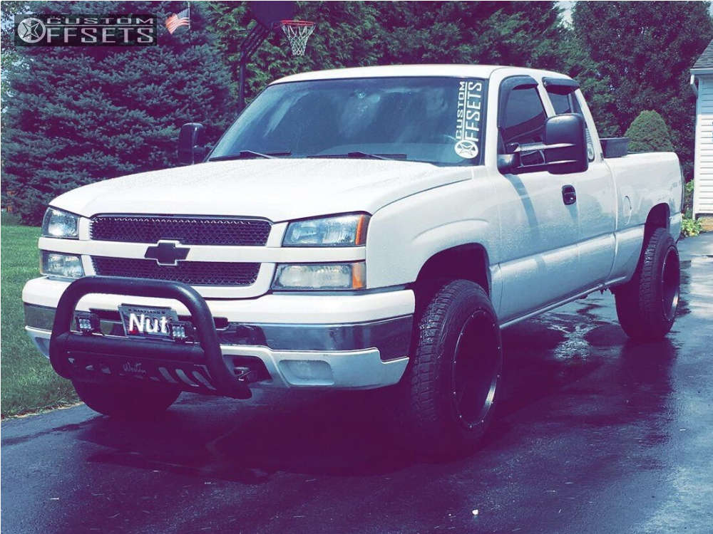 2003 Chevrolet Silverado 1500 with 20x12 -51 Vision Rocker and 275 ...