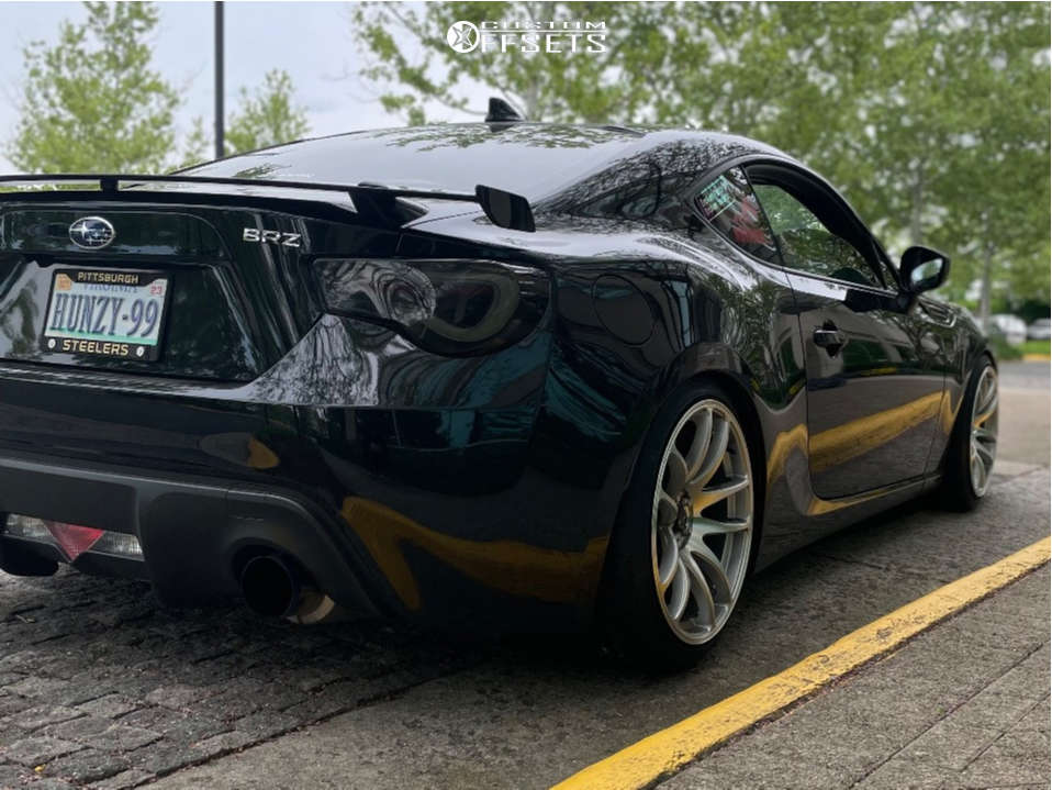 2020 Subaru BRZ with 18x9.5 35 Vors Tr4 and 225/40R18 Nitto Neo