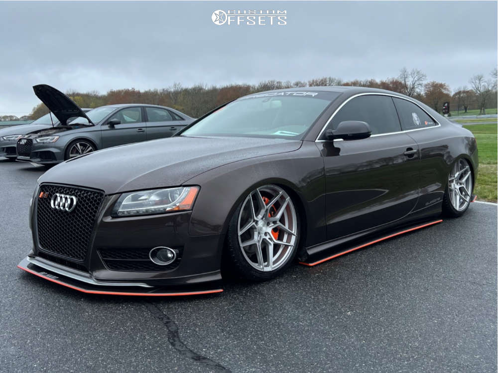 2011 Audi A5 Quattro with 19x9.5 35 Rohana Rfx11 and 255/45R19 Michelin ...