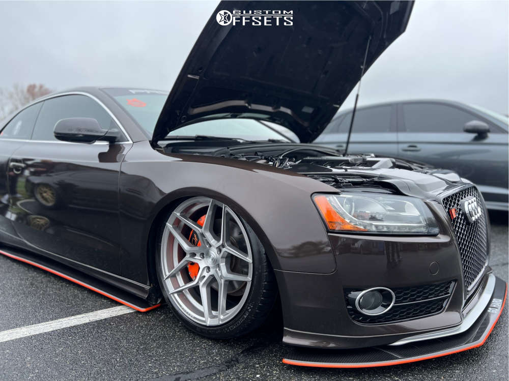 2011 Audi A5 Quattro with 19x9.5 35 Rohana Rfx11 and 255/45R19 Michelin ...