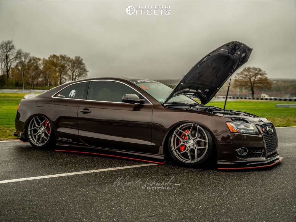 2011 Audi A5 Quattro with 19x9.5 35 Rohana Rfx11 and 255/45R19 Michelin ...