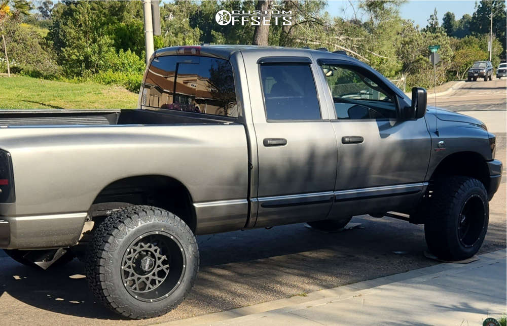 2007 Dodge Ram 2500 with 20x12 -51 Vision Rocker and 35/12.5R20 AMP Pro ...