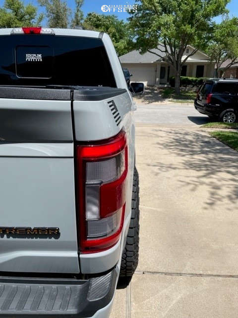 2023 Ford F-150 with 18x9.5 6 Black Rhino Armory and 285/75R18 Nitto ...