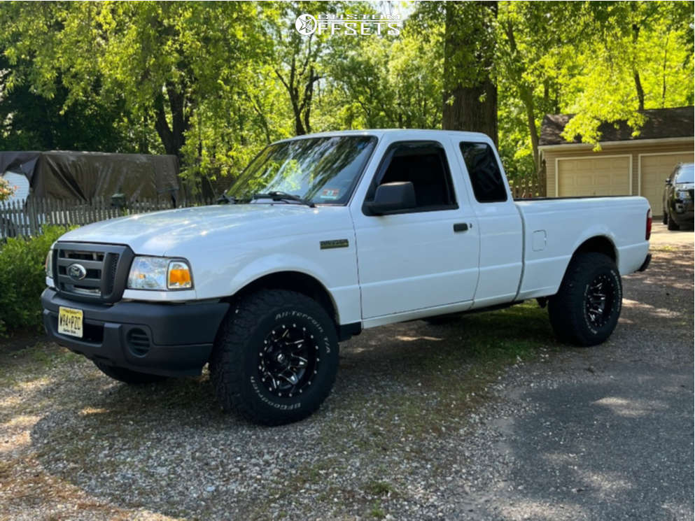 2009 Ford Ranger with 15x10 -43 Fuel Lethal and 32/11.5R15 BFGoodrich ...