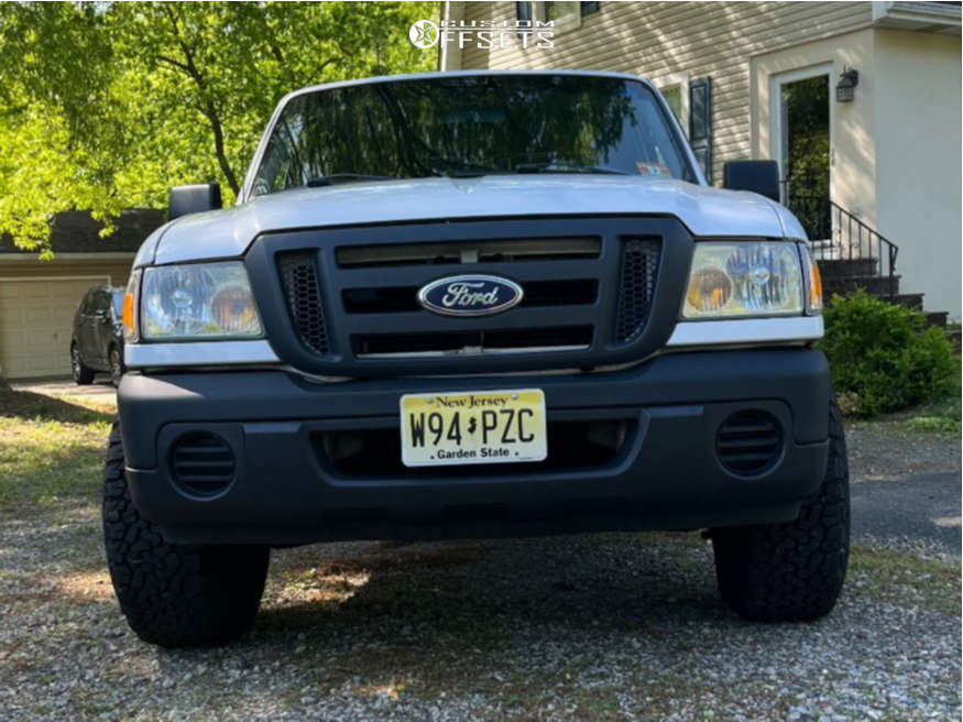 2009 Ford Ranger with 15x10 -43 Fuel Lethal and 32/11.5R15 BFGoodrich ...