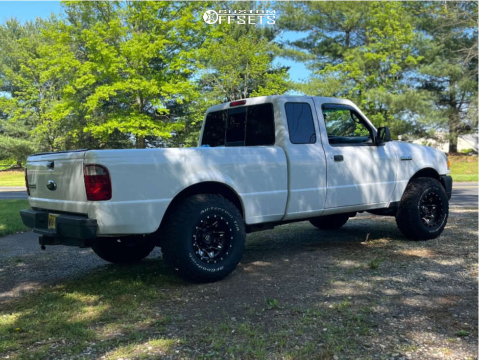 2009 Ford Ranger with 15x10 -43 Fuel Lethal and 32/11.5R15 BFGoodrich ...