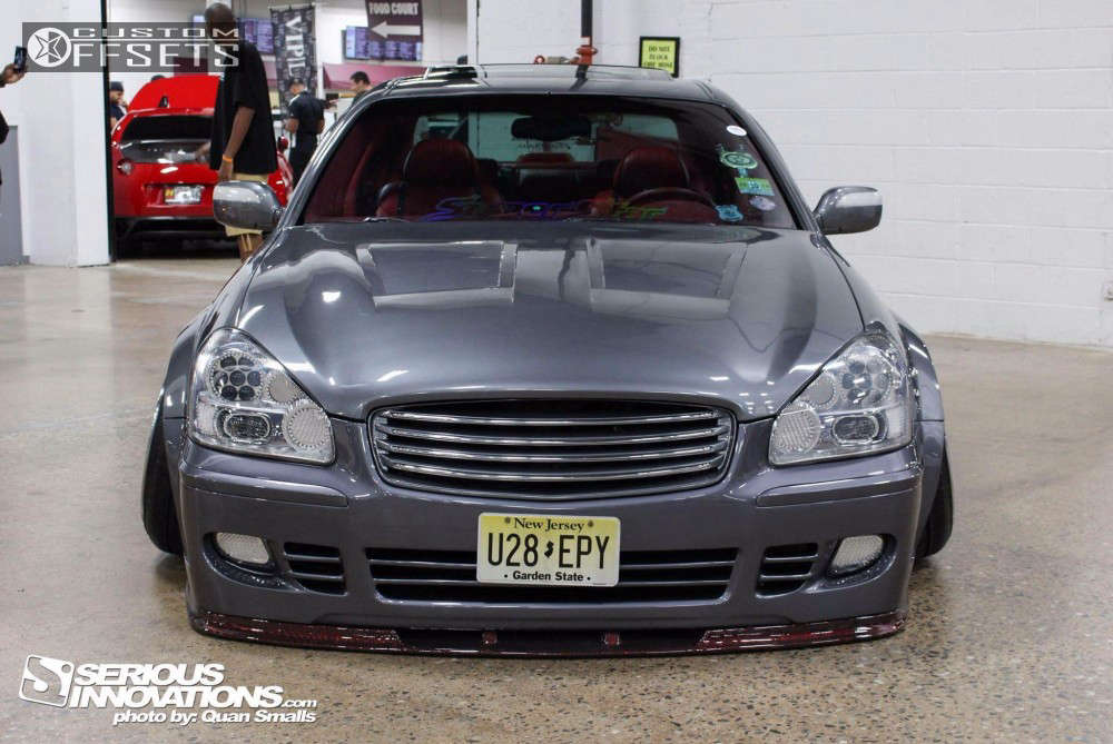 Q45 Rwd 2003 INFINITI Q45 with 19x11 -57 SSR MS3 and 235/35R19 Delinte D7 ...