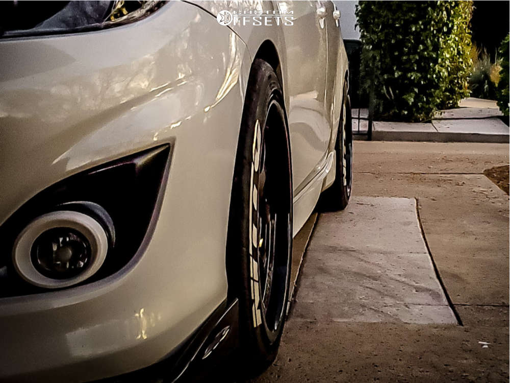 2013 Mazda 3 with 18x8.5 35 Aodhan Ah08 and 235/40R18 Nitto Neo