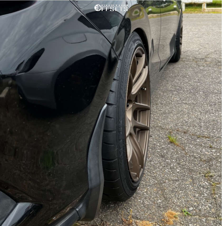 2018 Honda Civic with 18x9.5 35 ESR Cs8 and 235/40R18 Kenda Kaiser