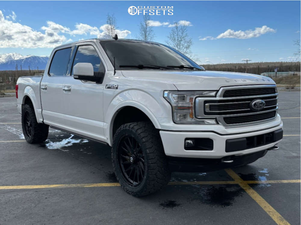 2018 Ford F-150 with 22x10 10 TIS 547b and 33/12.5R22 Kenda Klever