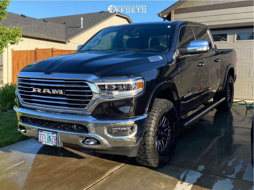2022 Ram 1500 with 20x9 1 Fuel Ignite and 295/60R20 Falken WildPeak ...