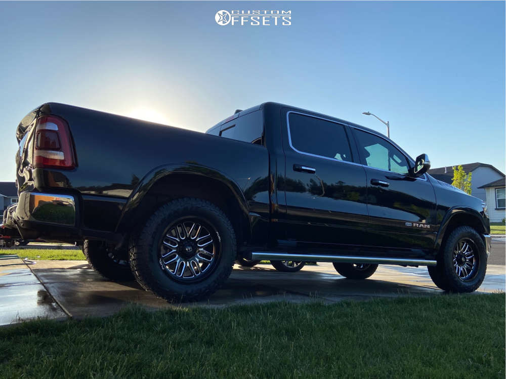 2022 Ram 1500 with 20x9 1 Fuel Ignite and 295/60R20 Falken WildPeak ...