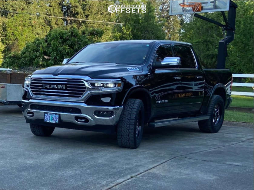 2022 Ram 1500 with 20x9 1 Fuel Ignite and 295/60R20 Falken WildPeak ...