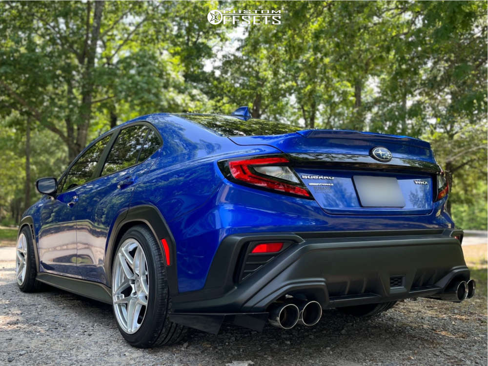 2022 Subaru WRX with 18x9.5 22 Kansei Astro and 245/40R18 Hankook