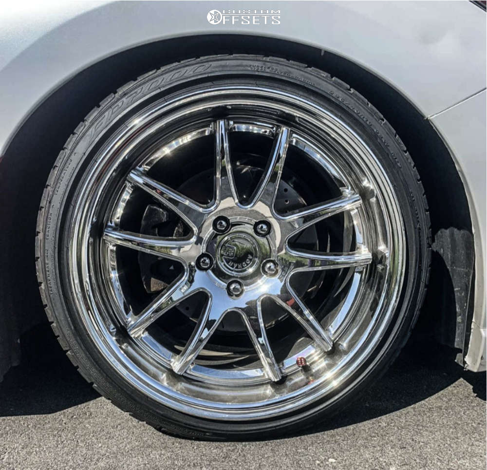 2018 Subaru Legacy with 18x9.5 22 Aodhan Ds02 and 225/40R18 Ohtsu