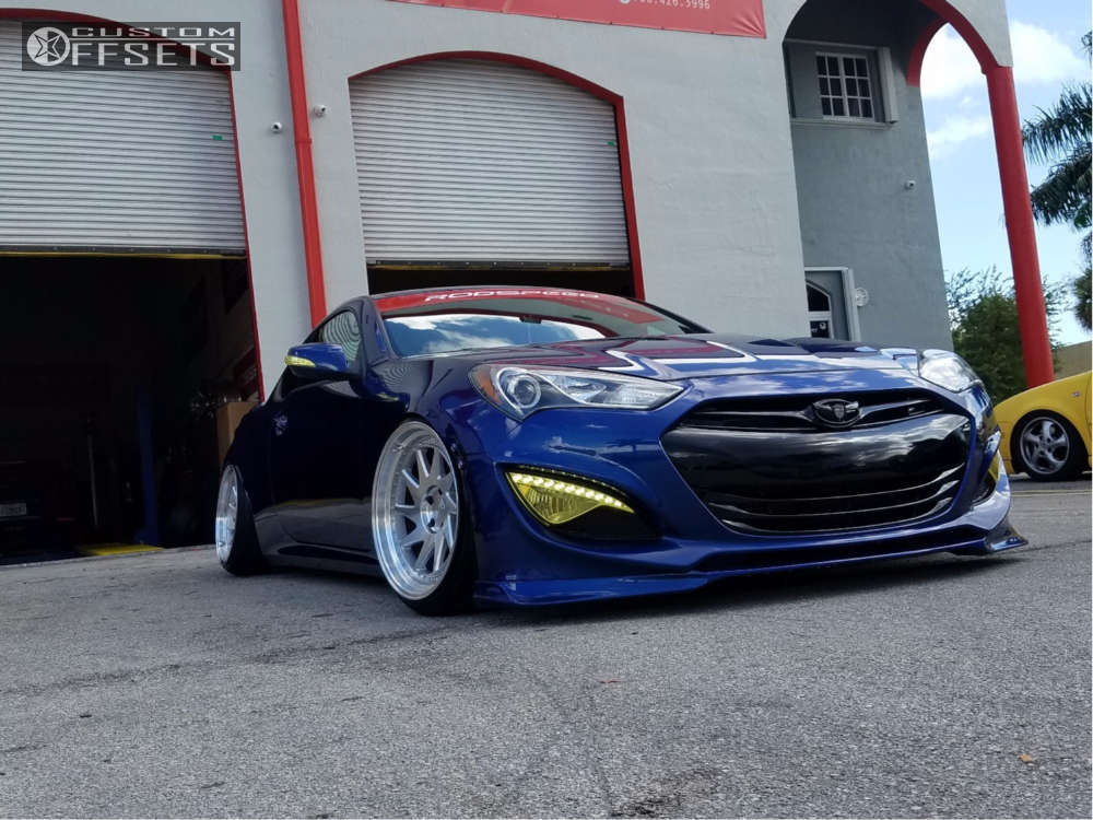 羽生　GENESIS 2016 Hyundai Genesis Coupe with 19x11 25 Zedd Sl5 and 235/35R19