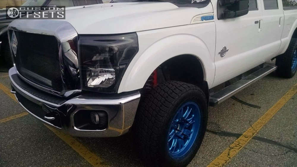 2012 Ford F350 Super Duty with 20x9 1 Fuel Throttle and 305/55R20