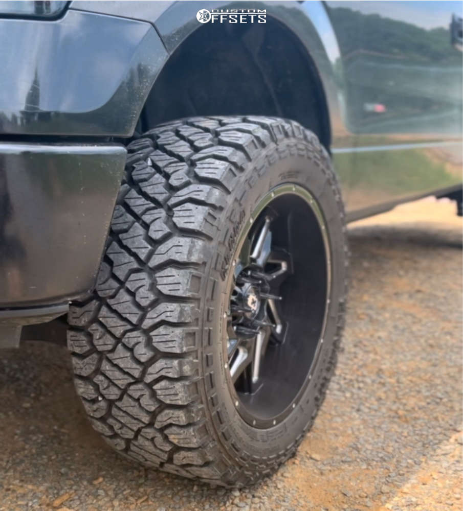 2009 Ford F-150 with 20x10 -25 Vision Spyder and 33/12.5R20 Kenda ...