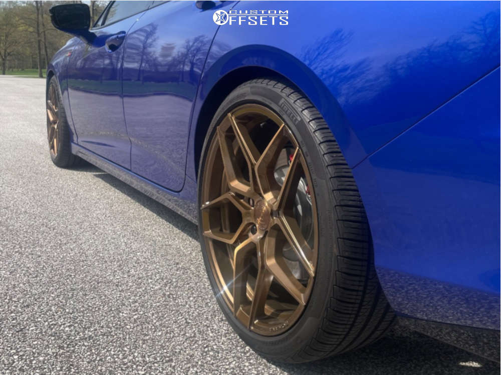2022 Acura TLX with 20x9 35 Rohana Rfx11 and 255/35R20 Pirelli ...